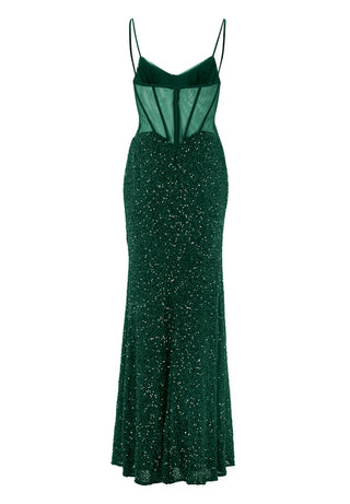 Amania dress Pine Green