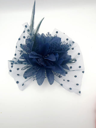 Fancy corsage Navy