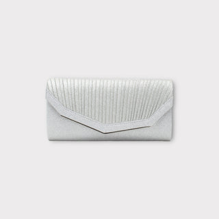 Feine Clutch Silber