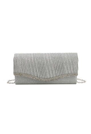 Glitsy clutch Silver