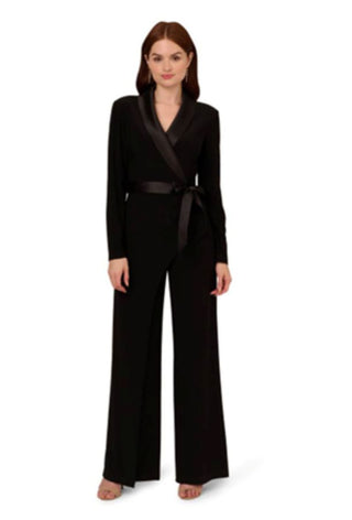 Jersey tuxedo jumpsuit