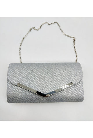 Meloni clutch Silver