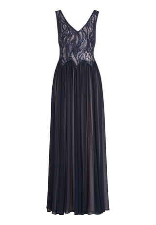 Vera Mont - Adriana dress - Gala jurken - 42 / Navy - Dresses Boutique jurkenwinkel Sittard