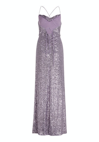 Belli-Kleid Lila Silber