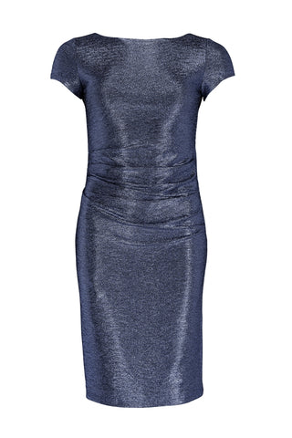 SWING - Drapey jersey dress Navy - Jurken -  - Dresses Boutique jurkenwinkel Sittard