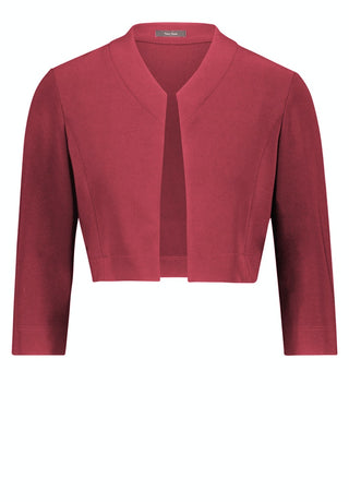 Vera Mont - Jersey blzr jacket Ruby red - Blazers & Boleros - 36 - Dresses Boutique jurkenwinkel Sittard