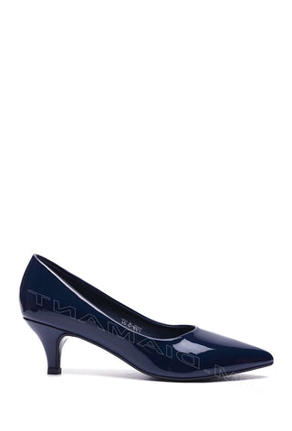 Dresses Boutique - Lak pump 5.5cm - Schoenen - 36 / Navy - Dresses Boutique jurkenwinkel Sittard