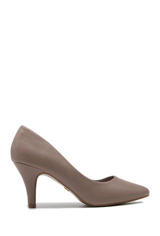 Dresses Boutique - PU leather pump 7.5 - Schoenen - 36 / nude - Dresses Boutique jurkenwinkel Sittard