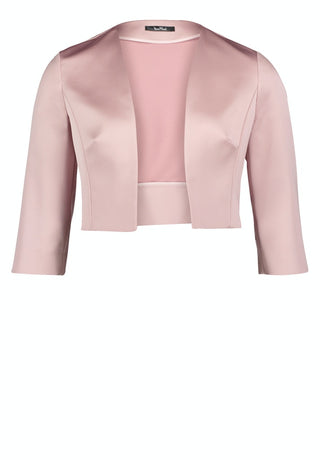 Satin bolero foggy pink